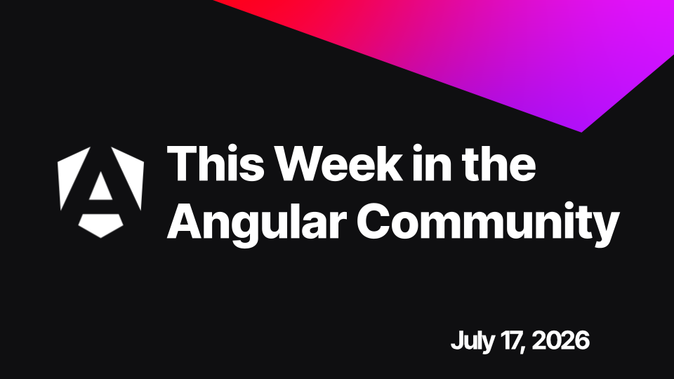 Reactive Flows, AI Agents, and State Events: This Week’s Angular Masterclass! ⚡ 图片 1