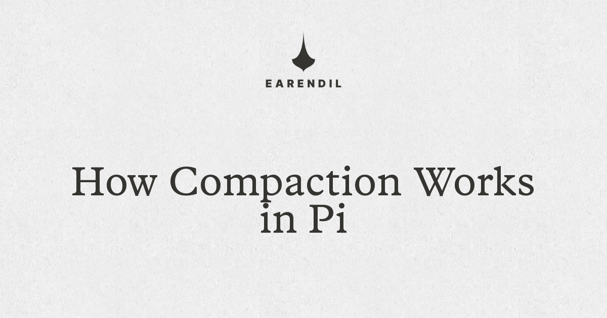 How Compaction Works in Pi 图片 1