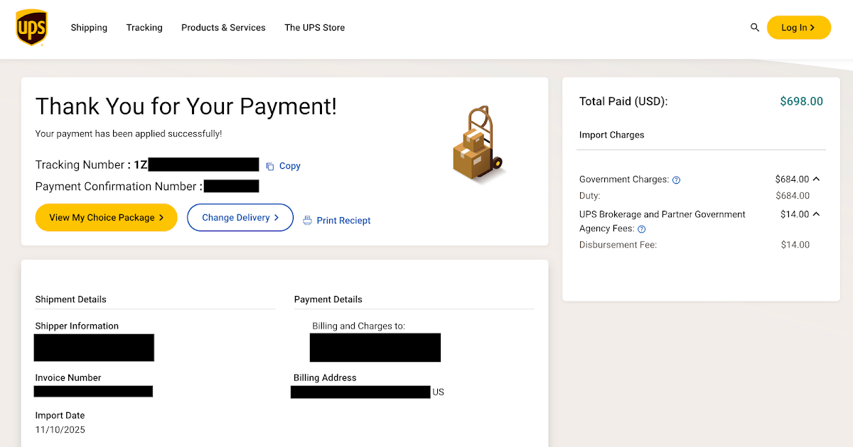 When UPS charged me a $684 tariff on $355 of vintage computer parts 图片 1