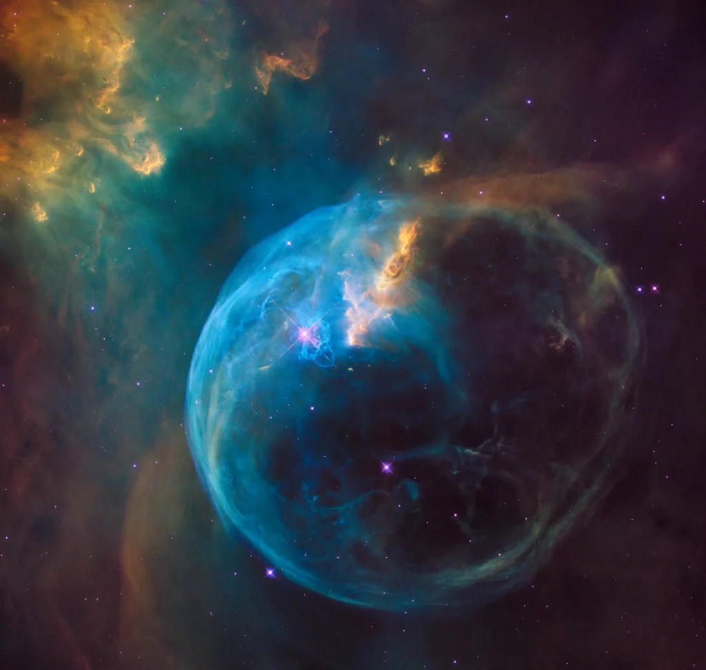 Astronomers have just spotted a new galaxy forming 1.2 billion years after the Big Bang 图片 1