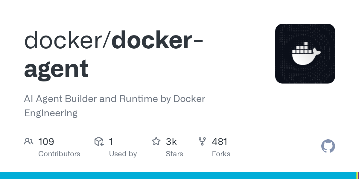 Docker Agent：由 Docker 打造的 AI 智能体构建与运行时 图片 1