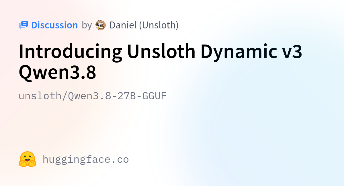Unsloth releases Dynamic v3 quantizations of Qwen3.8-27B 图片 1