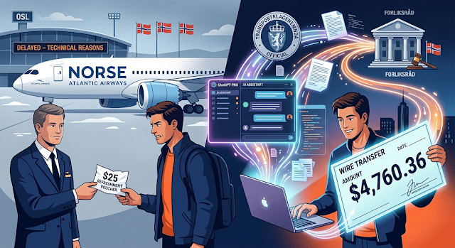 The Lawyer I Never Hired: How ChatGPT Got Me $4,760 Out of Norse Atlantic 图片 1