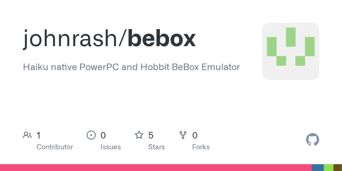 BeBox 是一个 Haiku 应用程序，用于模拟 Be 公司的 BeBox 图片 1