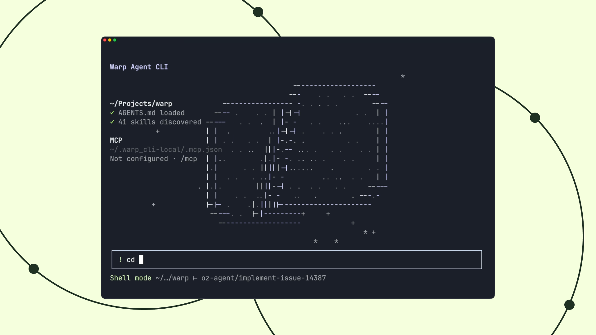 The Warp Agent CLI 图片 1