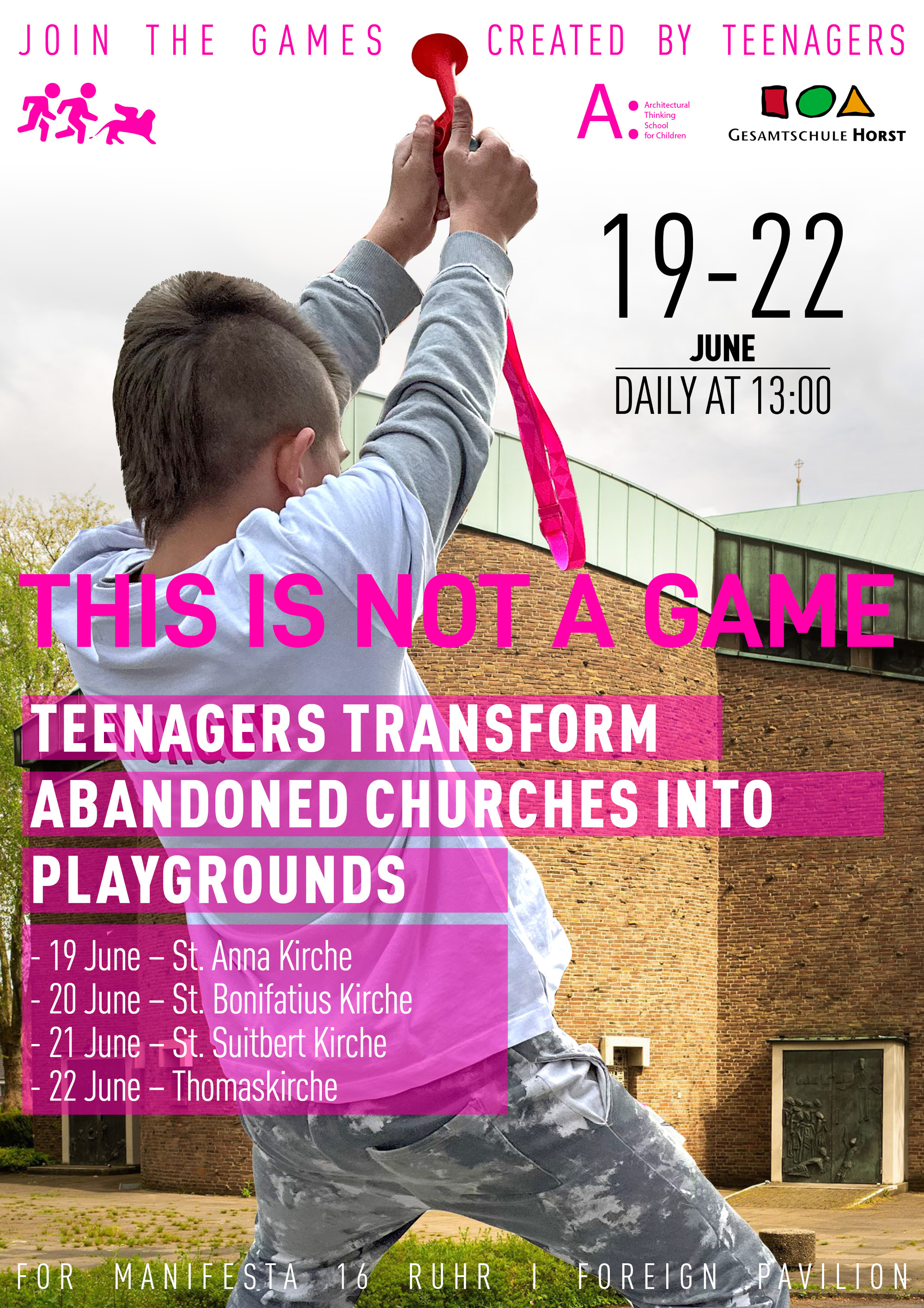 This Is Not a Game: Public Happenings in Former Churches for Manifesta 16 Ruhr 图片 1