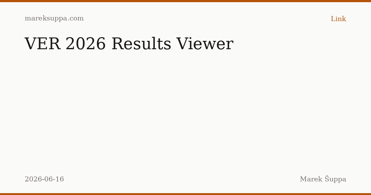 VER 2026 Results Viewer 图片 1