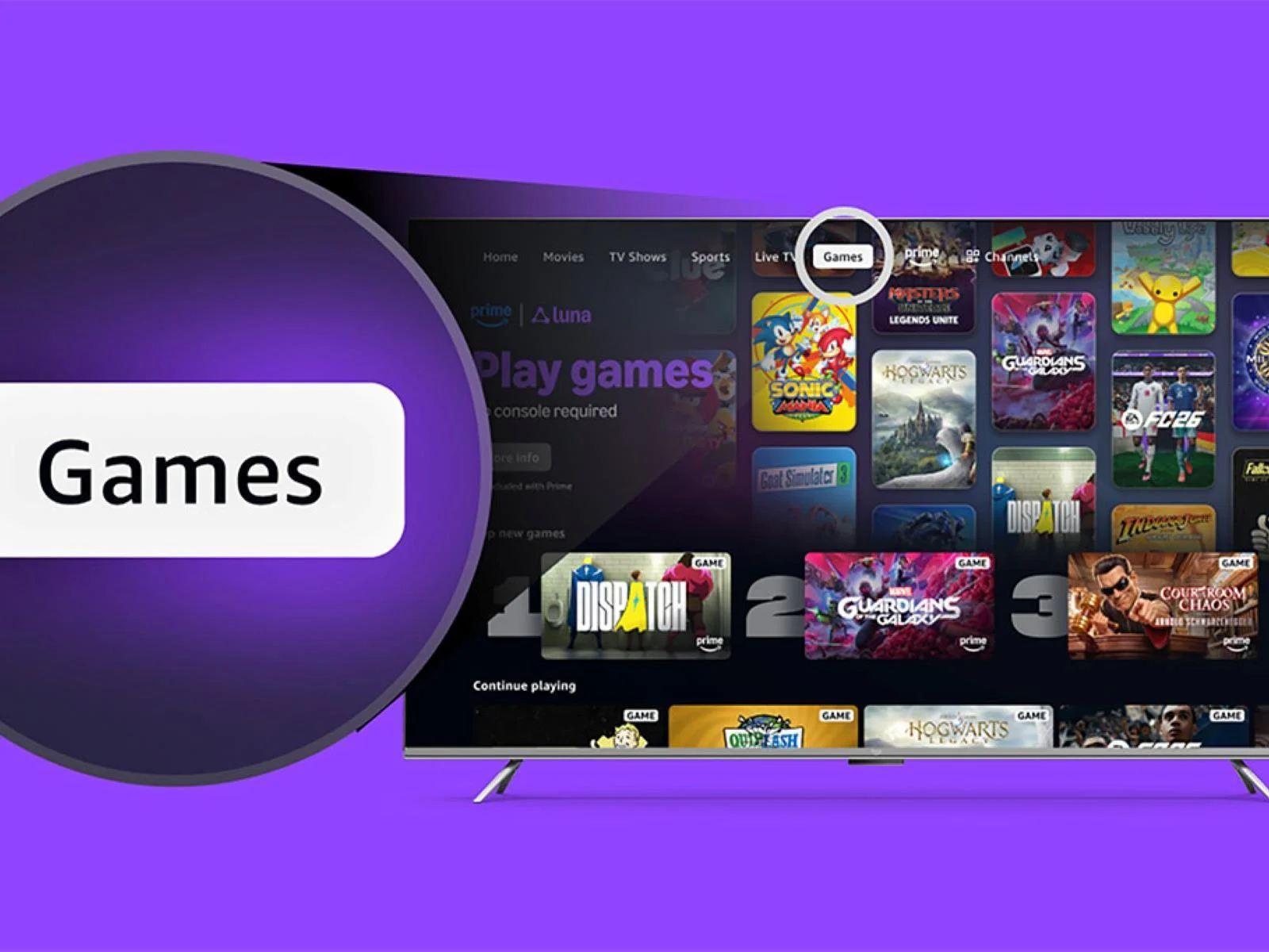 Amazon Turns Prime Video Into A Gaming Hub With Luna Integration 图片 1