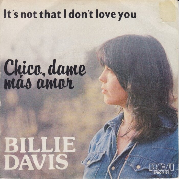 Billie Davis – “It’s Not That I Don’t Love You” / “Chico, Dame Mas Amor” Spanish single cover 图片 1