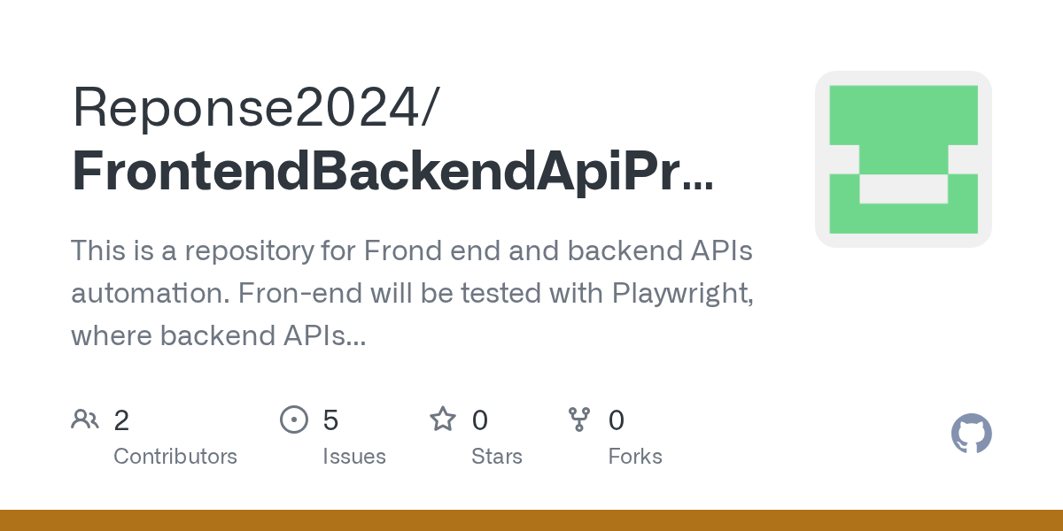 Reponse24 pushed FrontendBackendApiProject 图片 1