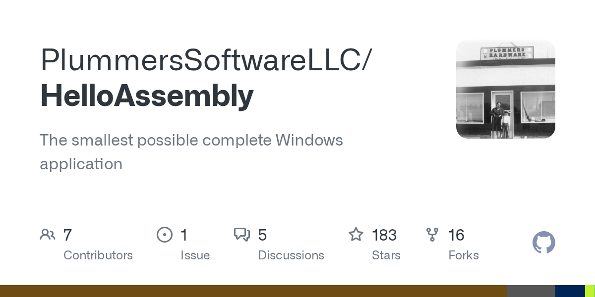 HelloAssembly：最小的完整Windows应用程序 图片 1