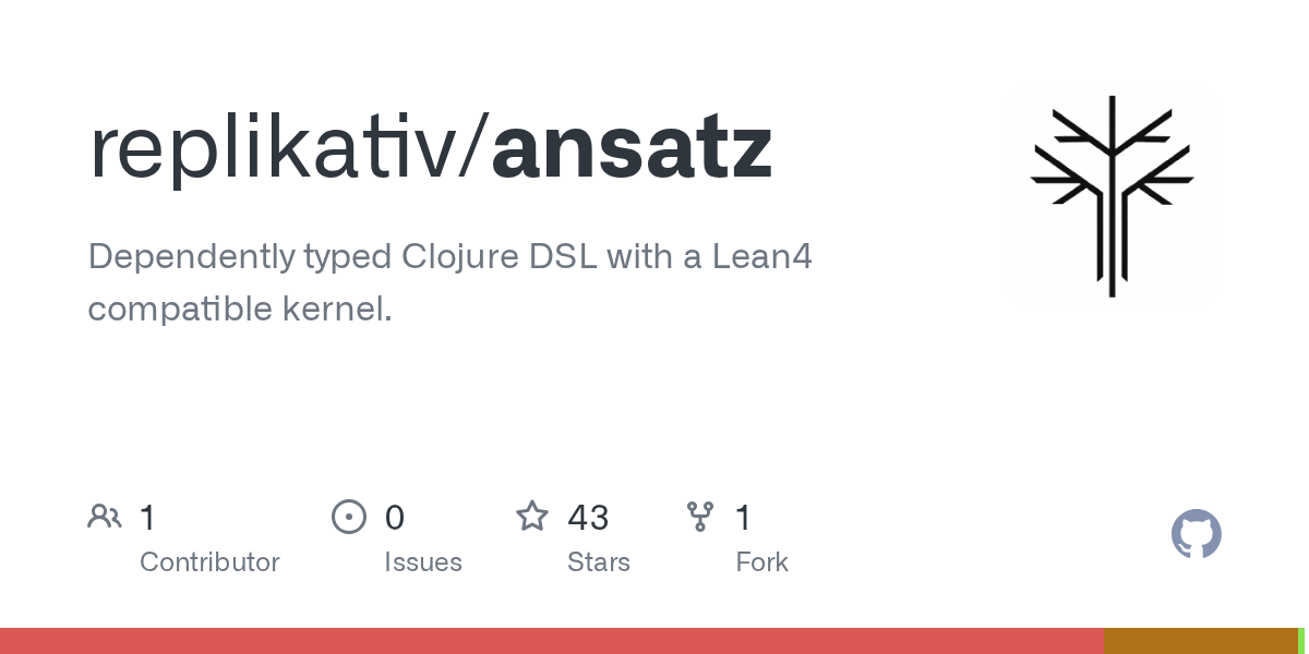 Dependently typed Clojure DSL with a Lean4 compatible kernel 图片 1