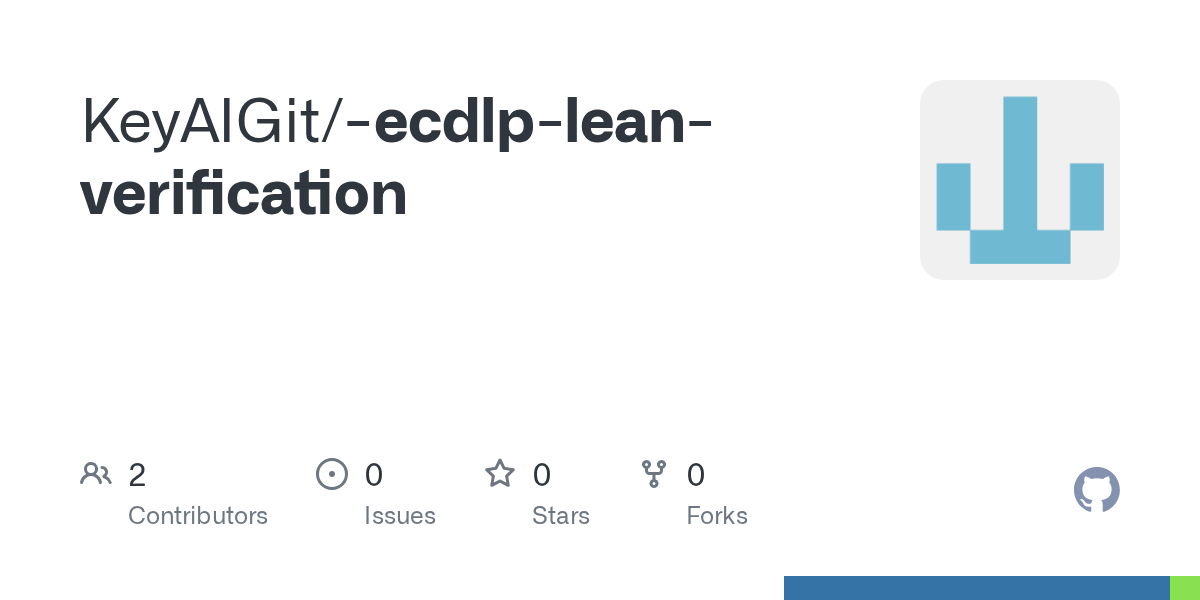 KeyAIGit pushed -ecdlp-lean-verification 图片 1