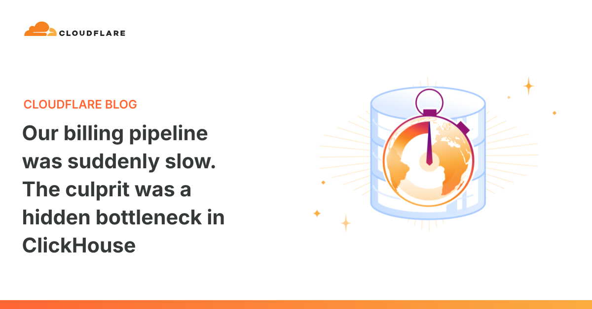 Our billing pipeline was suddenly slow. The culprit was a hidden bottleneck in ClickHouse 图片 1