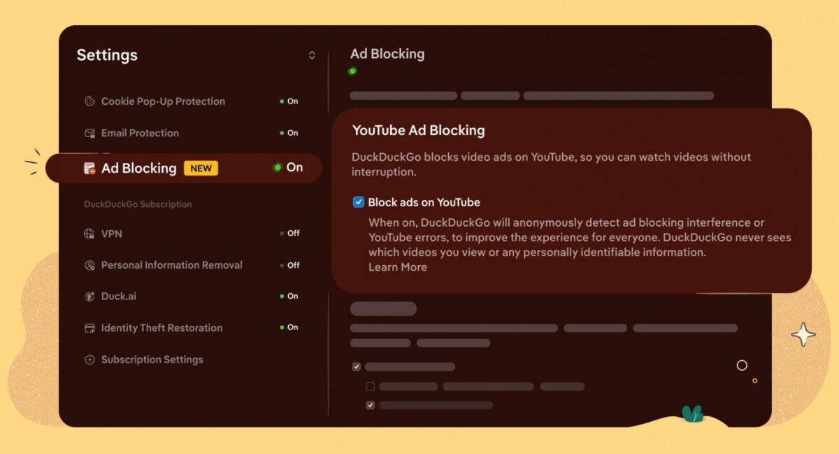 DuckDuckGo Browser Adds Built-in YouTube Ad Blocking on iOS, Mac, Windows, and Android 图片 1