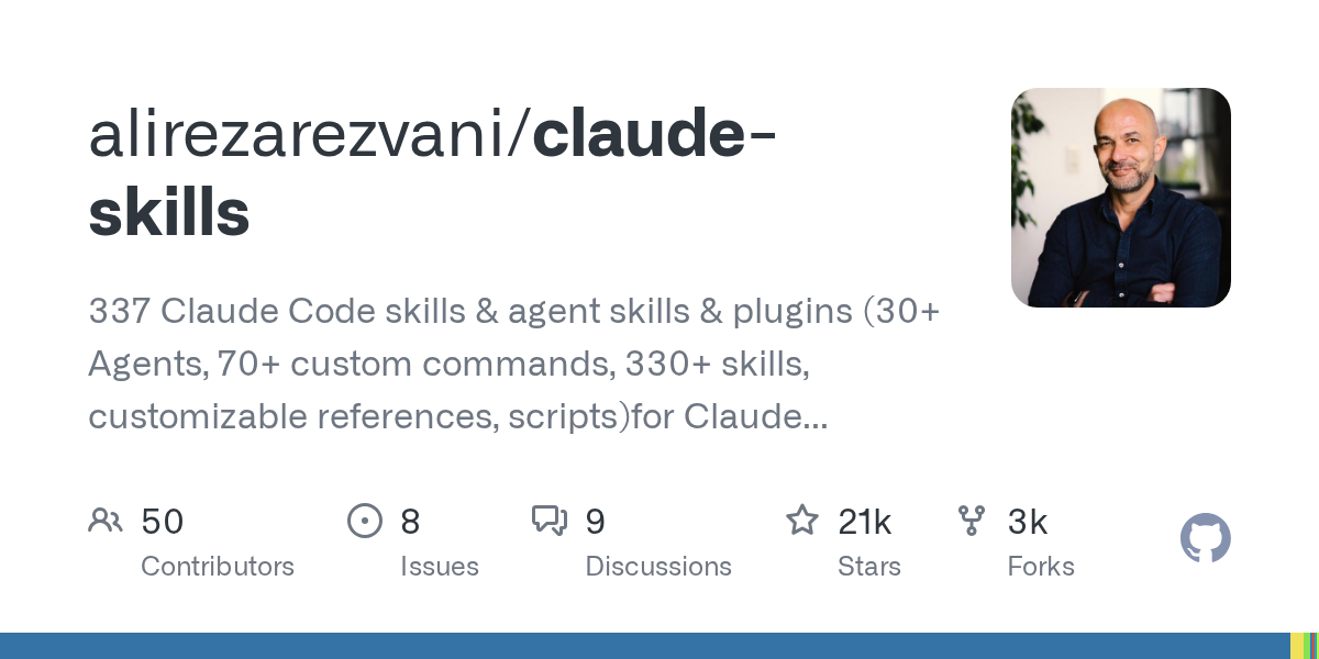 alirezarezvani/claude-skills 图片 1