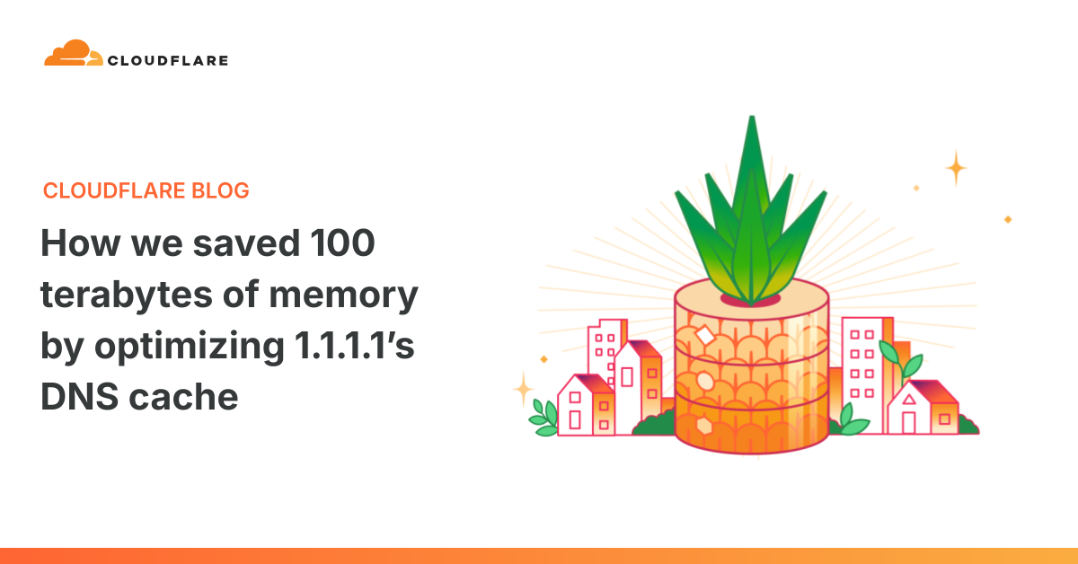 优化 1.1.1.1 DNS 缓存，释放 100TB 内存 图片 1