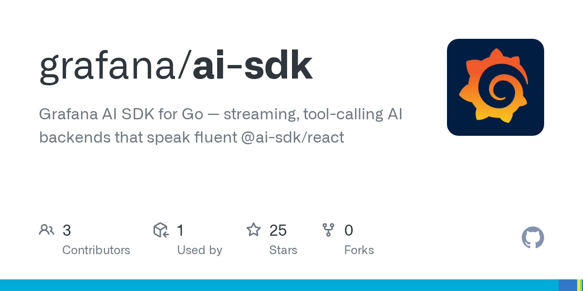 Go LLM SDK for streaming, tool-calling AI backends (plus frontend React lib) 图片 1