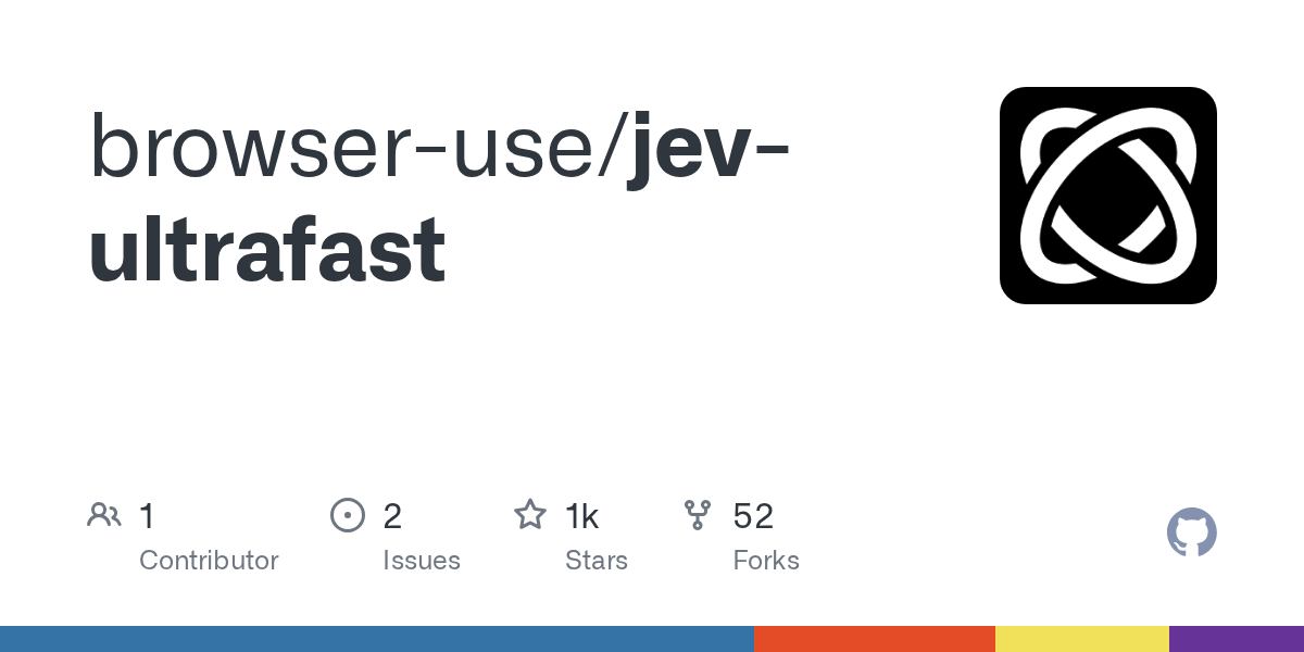 Jev Ultrafast：动态索引动作空间的浏览器 Agent 图片 1