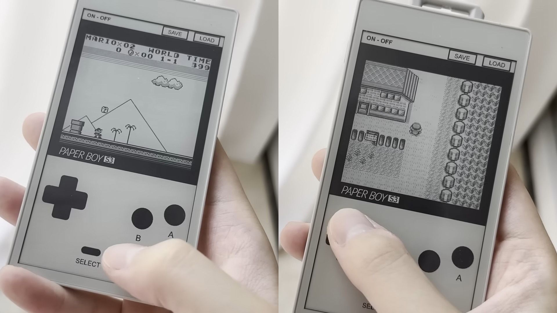 Designer turns discontinued E-Ink dev board into a 60Hz Game Boy handheld — dual-core chip runs at 100% to power handheld, 960x540 display employs ultra-low-cost ESP32-S3 microcontroller 图片 1