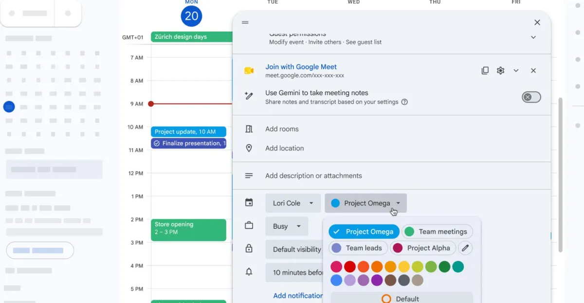 Google Calendar finally has more color options for events 图片 1