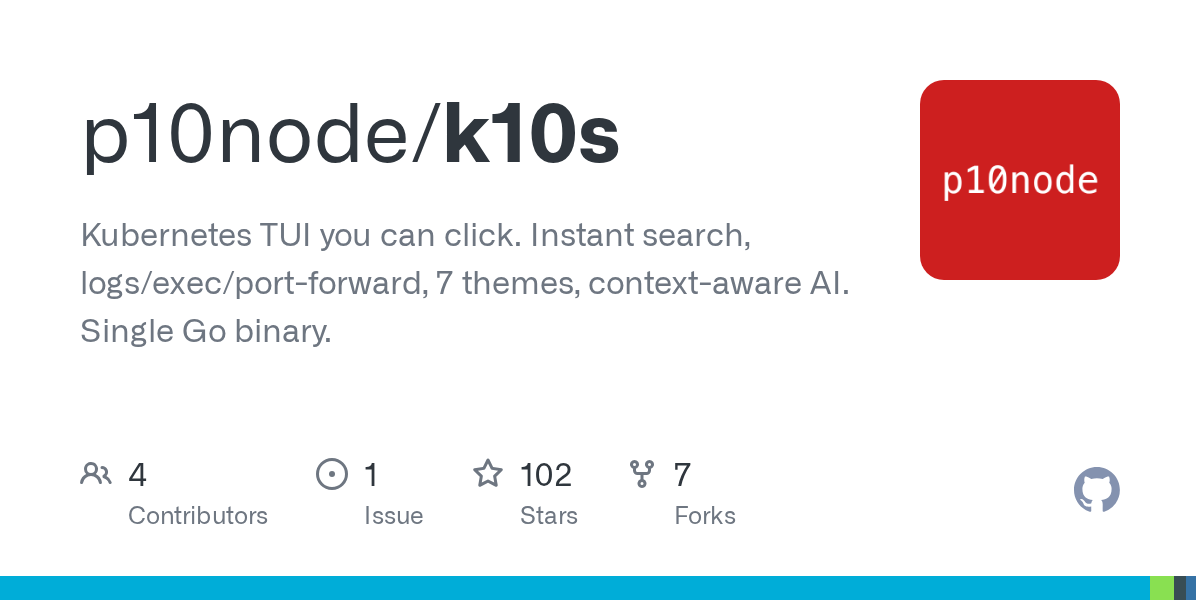 K10s – 可点击的 Kubernetes 终端界面（Go，Bubble Tea） 图片 1