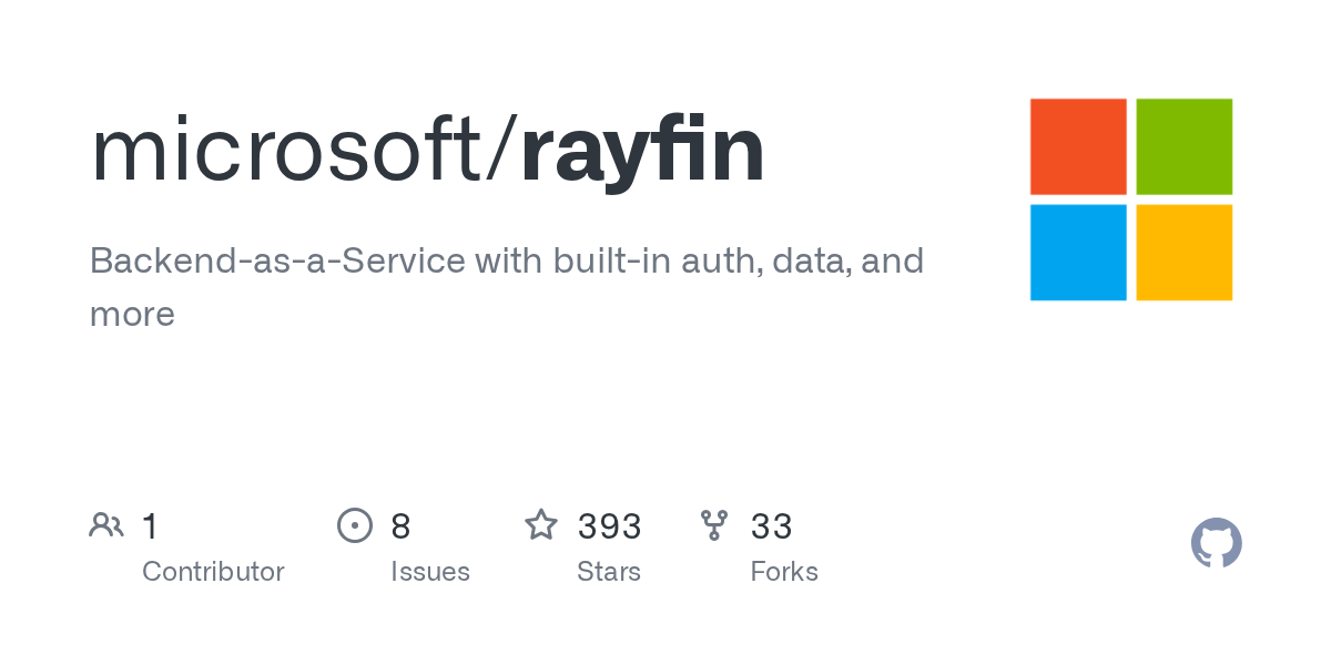 Rayfin, Back end-as-a-Service (BaaS) platform built for the agentic era 图片 1