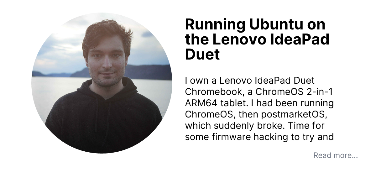 在联想 IdeaPad Duet 上跑 Ubuntu 图片 1