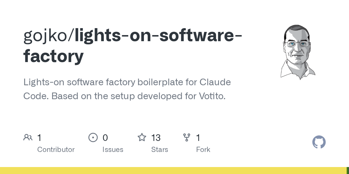 用于 Claude Code 的即开即用软件工厂样板 图片 1