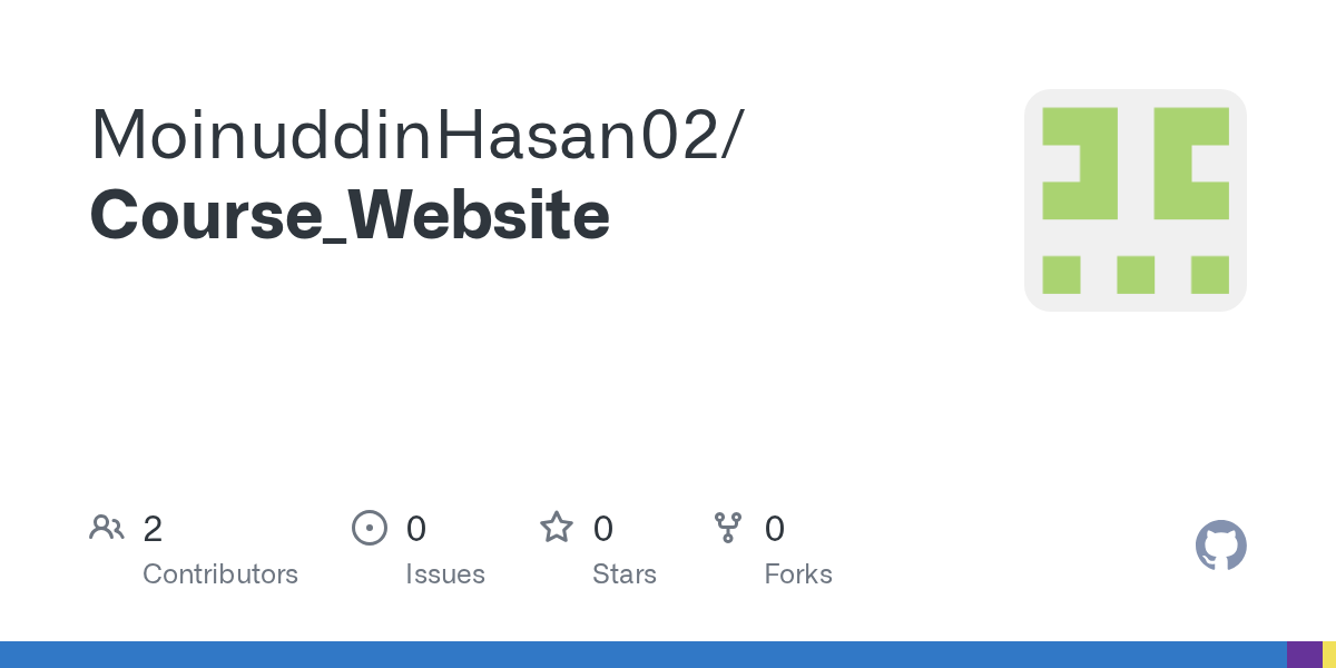 MoinuddinHasan02 pushed Course_Website 图片 1