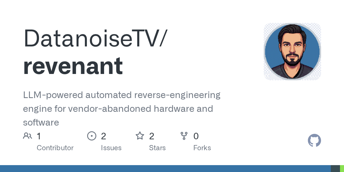 DatanoiseTV made this repository public 图片 1