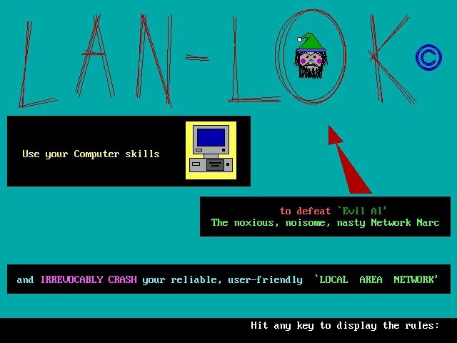 LAN-LOK: The Antarctic DOS Sabotage Game Lost for 34 Years (Part 1) 图片 1