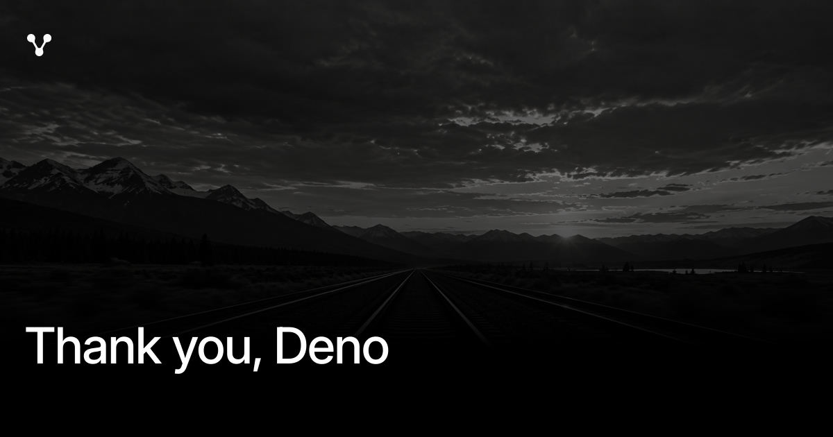 谢谢你，Deno 图片 1