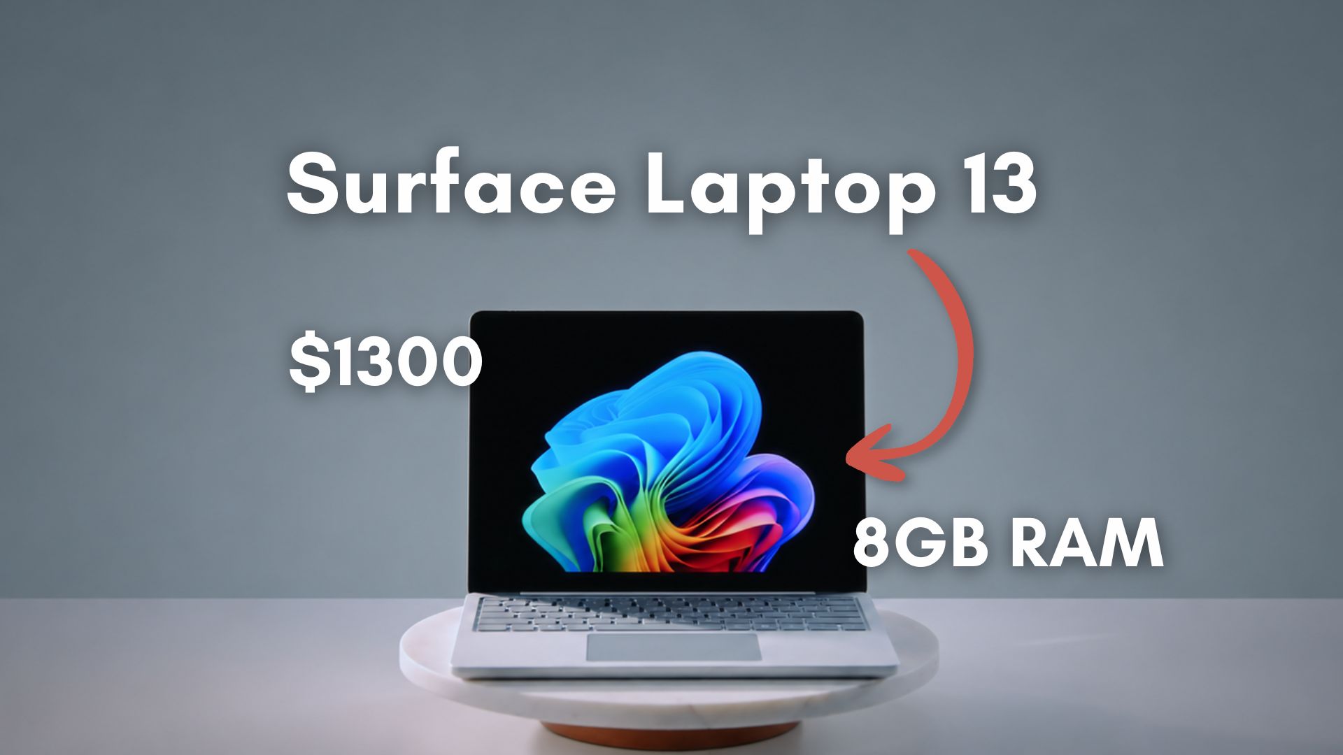 Surface laptop ships with 8GB RAM for $1299 despite pushing 16GB for Copilot PCs 图片 1