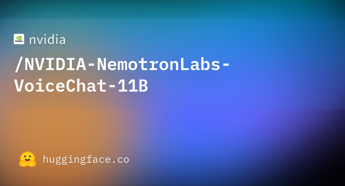 Nvidia NemotronLabs VoiceChat 11B – real-time full duplex with tool calling 图片 1