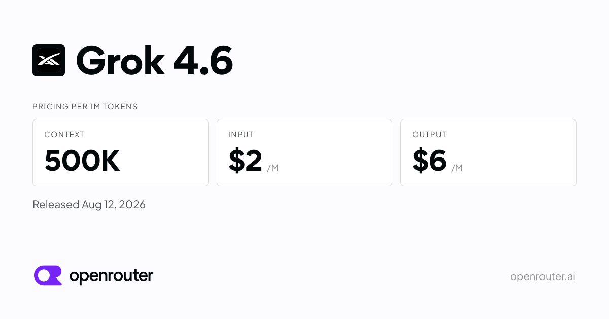 SpaceXAI: Grok 4.6 图片 1