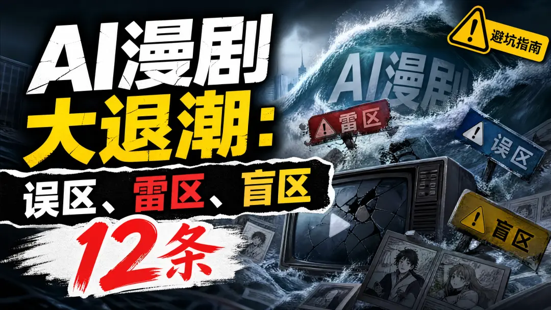 AI漫剧大退潮：误区、雷区、盲区12条 图片 1