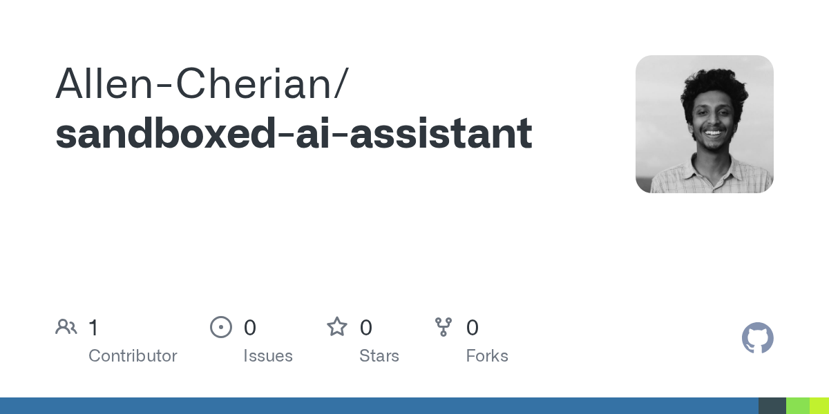 Allen-Cherian pushed sandboxed-ai-assistant 图片 1