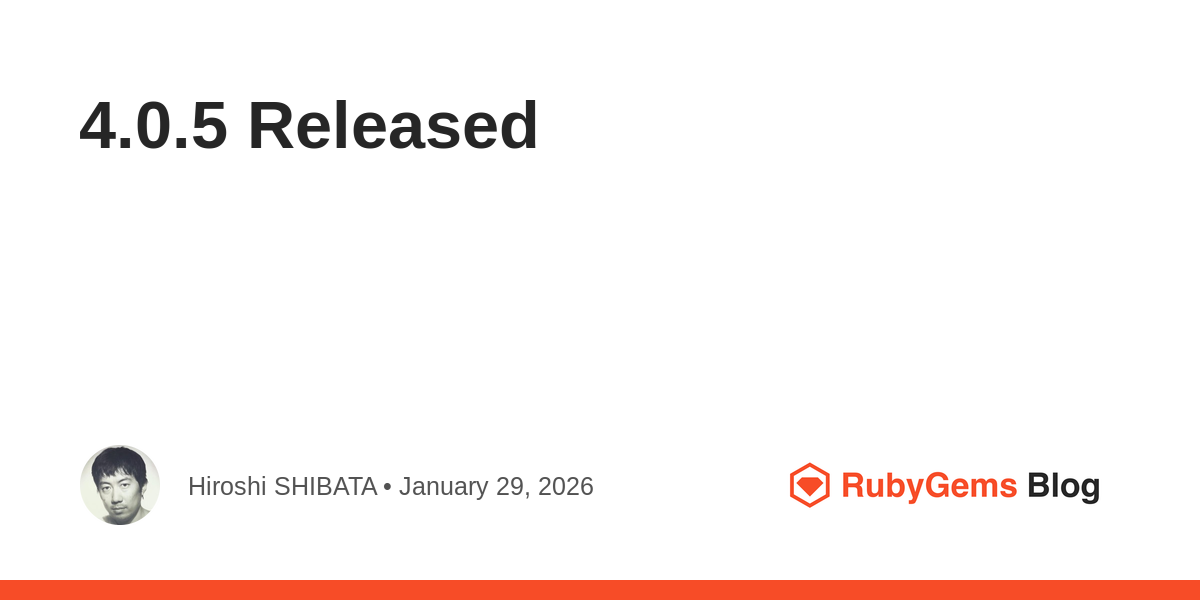 4.0.5 Released 图片 1