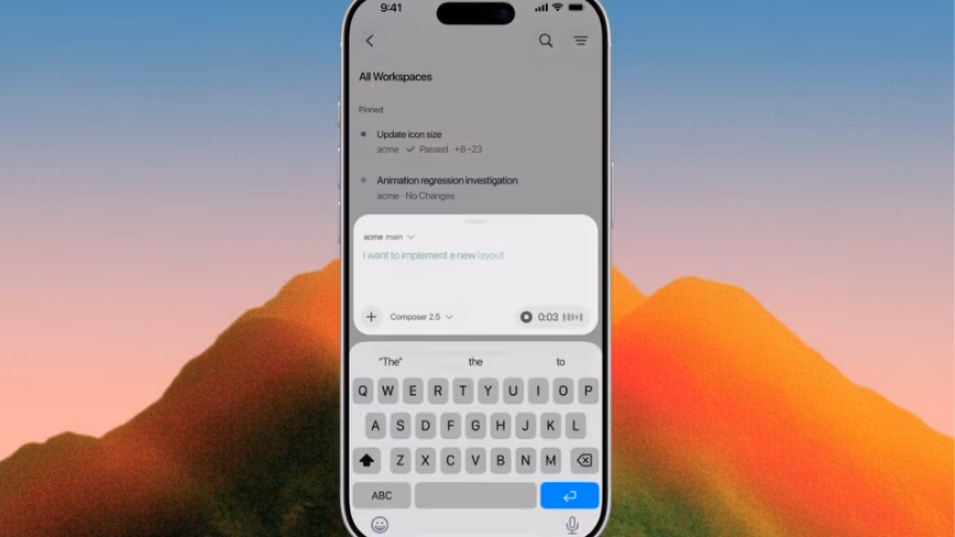 Cursor launches an iOS app that lets developers run coding agents from their phone 图片 1