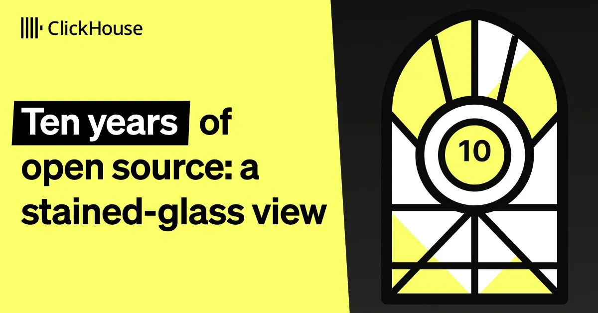 Ten years of open source: a stained-glass view 图片 1