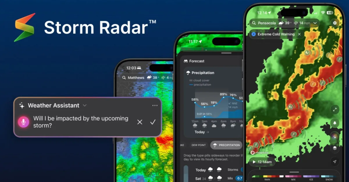 Weather Channel’s Storm Radar lets you build your own forecast, now on Apple Watch 图片 1