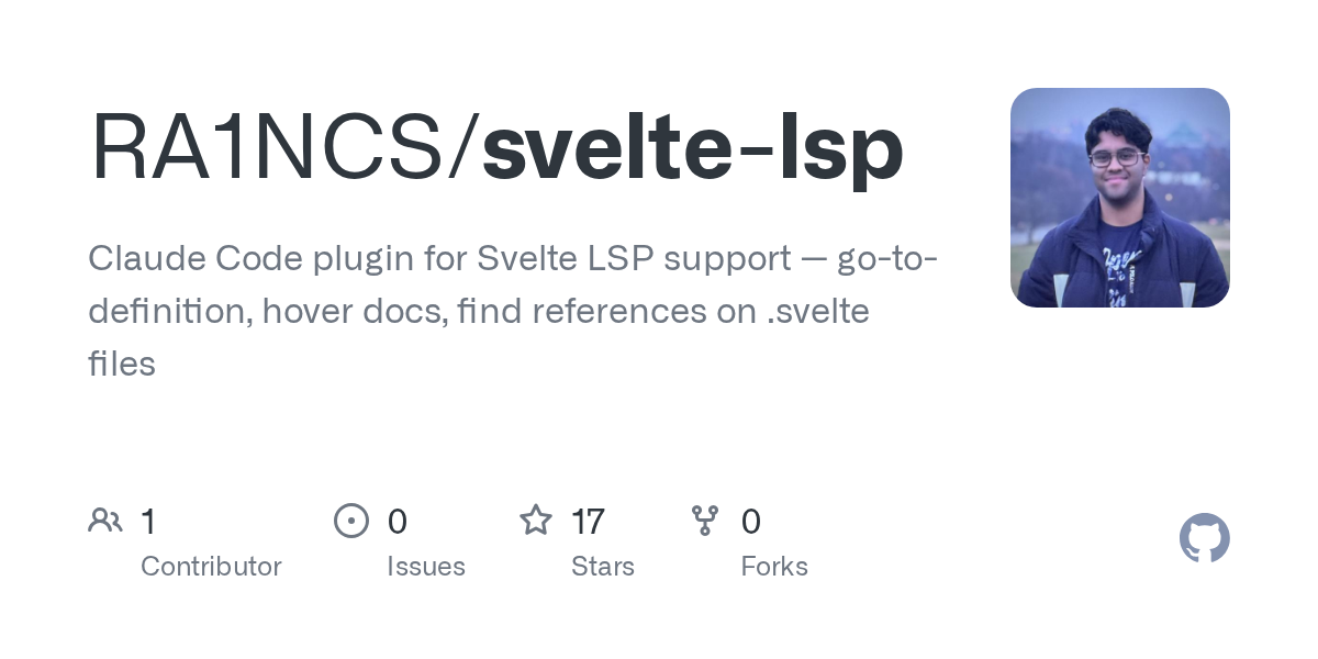 Claude Code plugin that gives .svelte files full LSP intelligence 图片 1