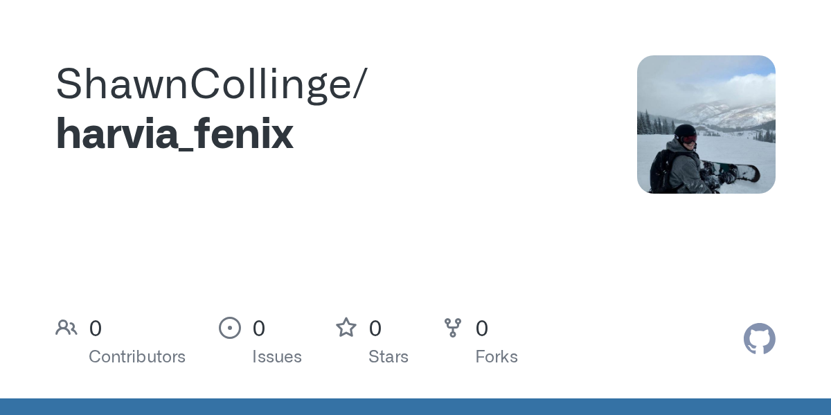 ShawnCollinge pushed harvia_fenix 图片 1