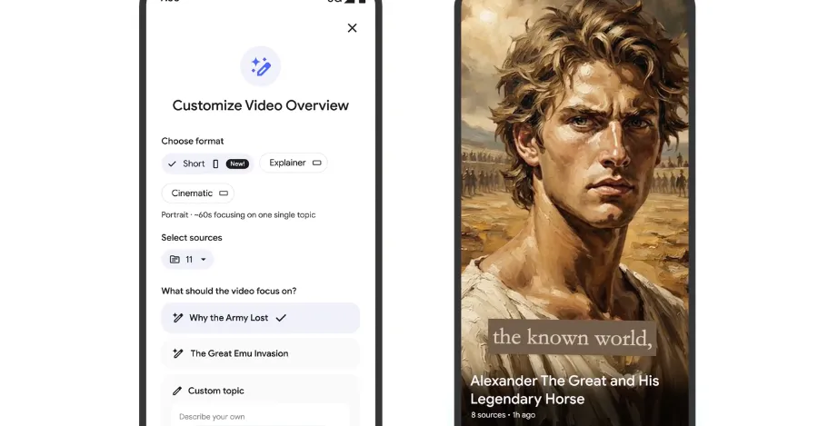 Google’s NotebookLM can sum up your research in a TikTok-style clip 图片 1