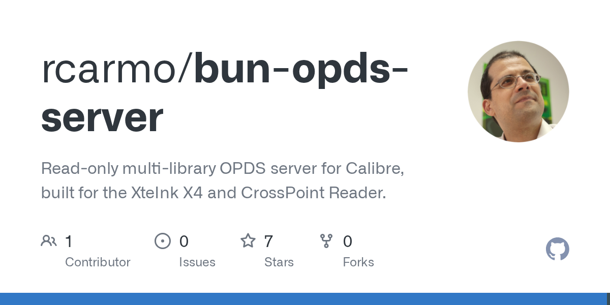Bun OPDS Server for Xteink X4 图片 1