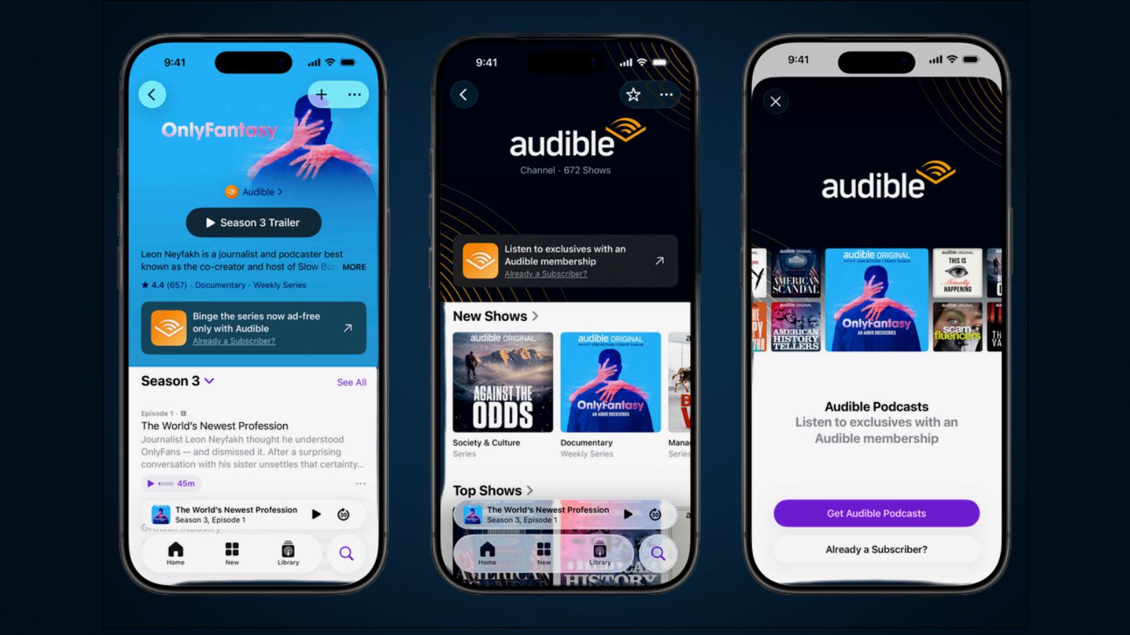 Audible Launches Connected Subscription for Apple Podcasts 图片 1
