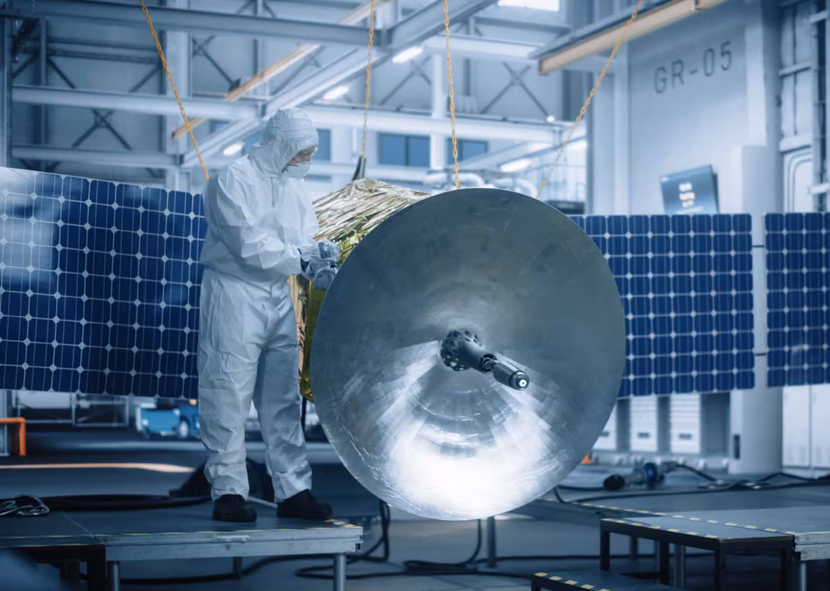 报告：太空产业缺乏重建战时损毁卫星所需工人 图片 1