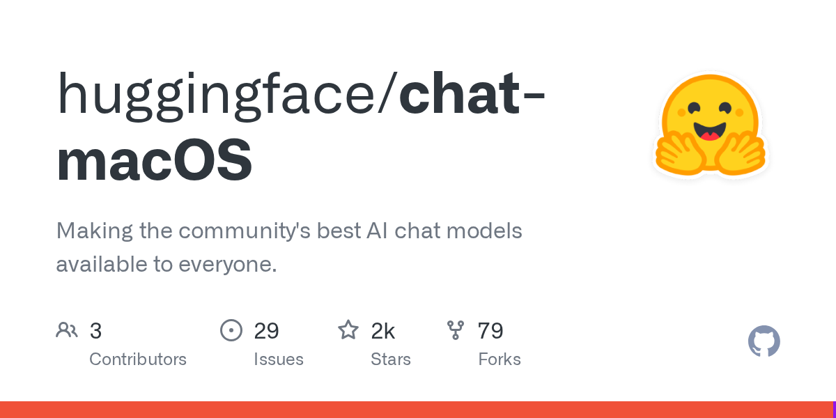 A macOS Client for HuggingFace Chat 图片 1