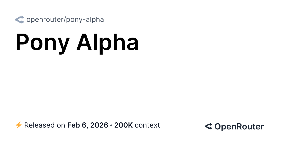GLM 5 is pony-alpha 图片 1